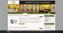 Desktop Screenshot of biblioteka.lomianki.pl